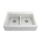$399 34 IN. FARMHOUSE/APRON-FRONT DOUBLE BOWL WHIT