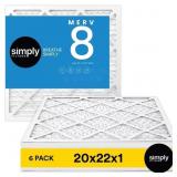 20 IN. X 22 IN. X 1 IN. MERV 8 FPR 5 PLEATED FURNA