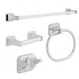 FUTURA 4-PIECE BATH HARDWARE SET IN CHROME WITH TO