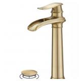 WATERFALL TALL SPOUT SINGLE HOLE SINGLE HANDLE VES