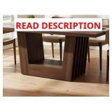 $191 FARMHOUSE DARK BROWN DINING TABLE BASE