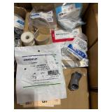1 LOT ASSORTED PLUMBING & ELECTRICAL HARDWARE ITEM
