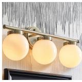 ORIGIN 21 SCARLETT 24-IN 3-LIGHT BRUSHED GOLD LED
