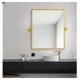 EVERLY 24 X 20 INCH GOLD MIRROR