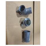 1 LOT ASSORTED METAL CONDUIT FITTINGS