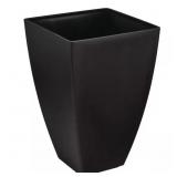 TALLULAH MEDIUM BLACK FIBERGLASS RECYCLED TALL SQU