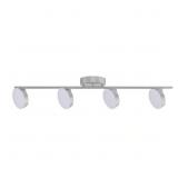 PRATFORD 2.6 FT. 4-LIGHT BRUSHED NICKEL INTEGRATED