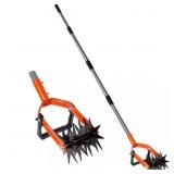 73IN.ROTARY HAND CULTIVATOR TOOL,2-IN-1 GARDEN HAN