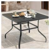 $110 NUU GARDEN - 37" SQUARE OUTDOOR DINING TABLE,