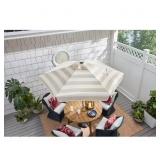 HAMPTON BAY 7.5 FT. MARKET CRANK AND TILT OUTDOOR