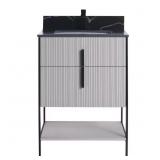 $1112 24 IN. W X 18 IN. D X 33.5 IN. H BRIGHT TAUP