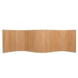 $149 2 FT. SHORT BAMBOO WAVE SCREEN - NATURAL