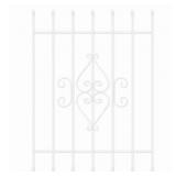 36 IN. X 48 IN. SU CASA WHITE 7-BAR WINDOW GUARD
