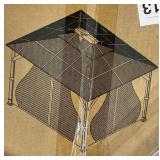 12 FT X 10 FT WOOD GRAIN DOUBLE GALVANIZED STEEL G