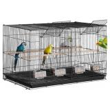 VEVOR 30-INCH FLIGHT BIRD CAGE, STACKABLE DIVIDED