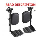 INVACARE WHEELCHAIR ELEVATING LEGRESTS - PADDED CA