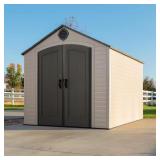 $1493 8 FT. W X 10 FT. D PLASTIC OUTDOOR STORAGE S