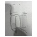 SET OF 2 CREAM COLORED CHAIRS