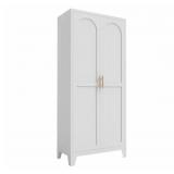 $215 71" METAL STORAGE CABINET WITH DOORS AND ADJU