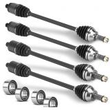 $218 CV AXLES FULL SET (2 FRONT + 2 REAR) WITH WHE