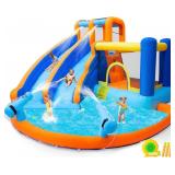 $390 JOYLDIAS 6 IN 1 INFLATABLE WATER SLIDE BOUNCE