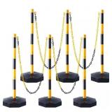 TRAFFIC DELINEATOR POST CONES, 6-PIECES TRAFFIC SA
