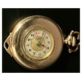 Cleo Swiss GF Pendant Creters Pocket Watch