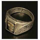 Vtg. ESPO .925 Mens Ring