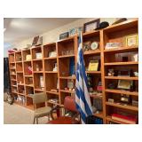 4 DOUBLE OAK BOOKCASE