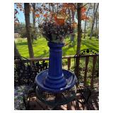 terracotta bird bath