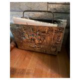 BRASS MAGAZINE RACK