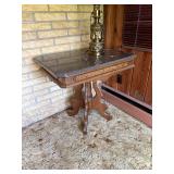 marble lamp table