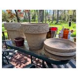out door pots