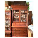 oak desk /bookcase