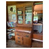cyclinder bookcase desk