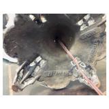 Antique Rembrandt R7059 Cast Iron & Brass Floor Lamp