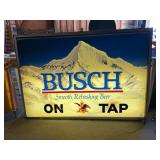 Vintage Busch Beer Illuminated Sign