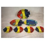Studio Nova Vibrant Capiz Shell Fish Serving Set