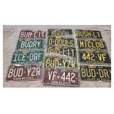 Lot of Vintage Missouri License Plates