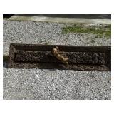 Antique Wooden Carving, Cherub Wall Retable