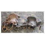 Lot of Vintage Saddles