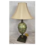Maitland Smith Tole Painted Table Lamp