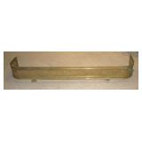 Victorian-Style Brass Fireplace Fender