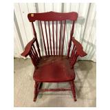 Primitive Wooden Rocking Chair
