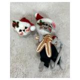 Lot of Annalee Christmas Ornaments