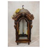 Antique Ornately Carved Wooden Lantern