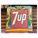 Vintage 7-UP Metal Sign