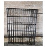 Foldable Black Metal Wire Pet Pen