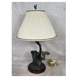 Maitland Smith Bronze Hummingbird Lamp