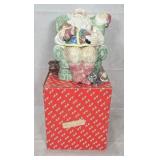 Fitz & Floyd Santa in Chair Cookie Jar